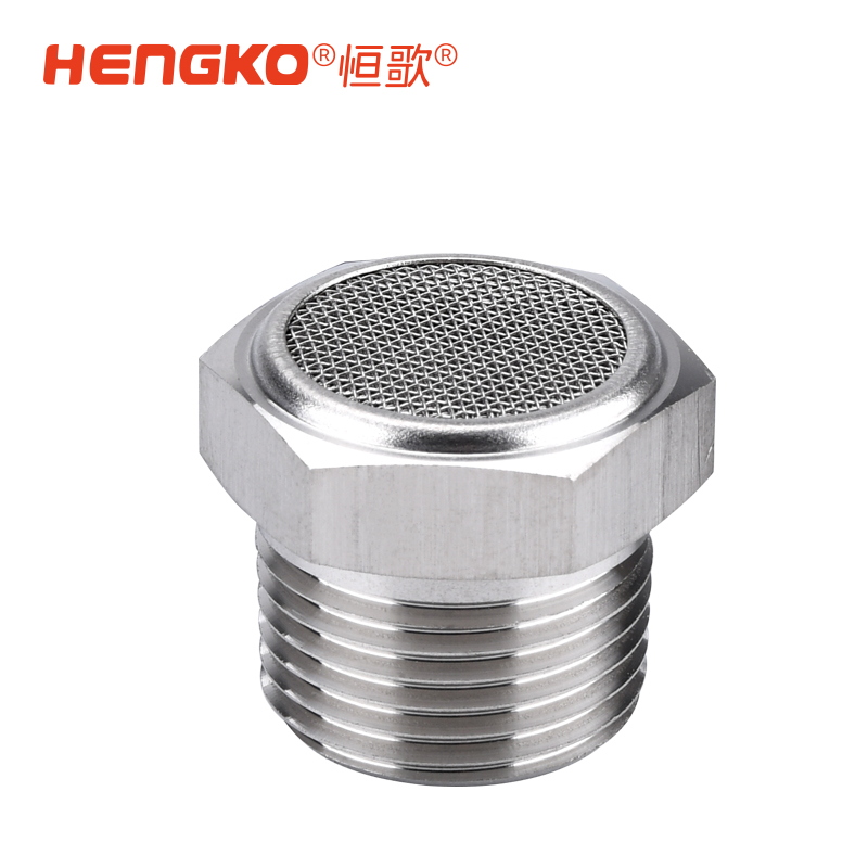 壓縮空氣機不銹鋼消聲器，現貨供應，高效降