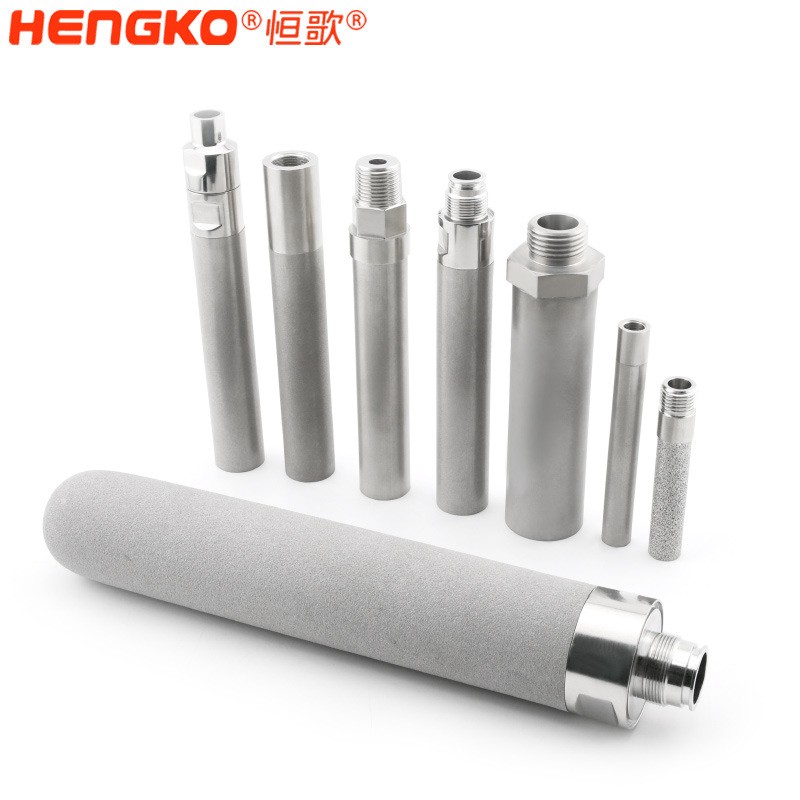 不銹鋼螺紋粉末燒結濾芯微米級高精度316L材質高溫燒結過濾器